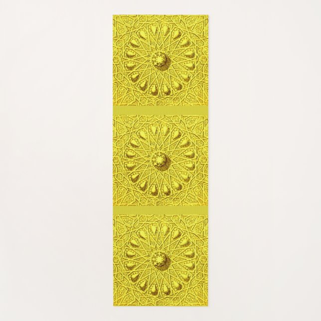 antique Middle Eastern motif Yoga Mat (Front)