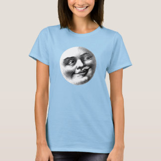Antique Moon Face  T-Shirt