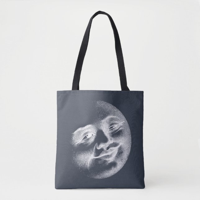 Antique Moon Face  Tote Bag (Front)