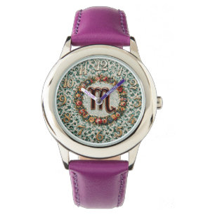Antique Mosaic Zodiac Scorpio Watch