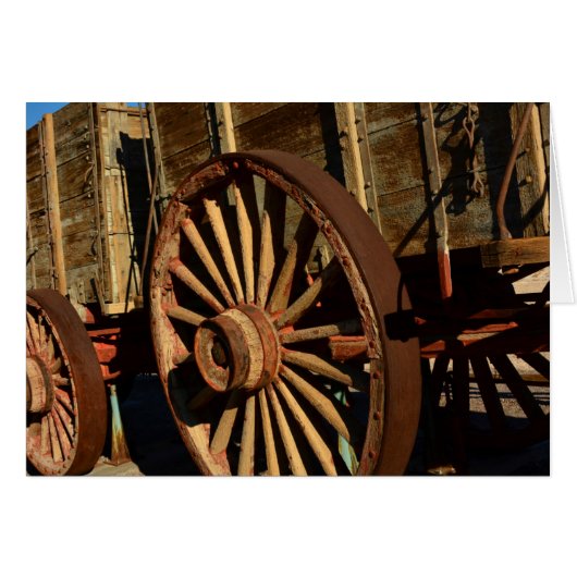 Antique mule train wagon cards (Front Horizontal)