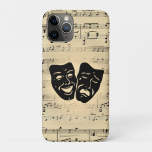 Antique Music and Theater Masks iPhone 11 Pro Case
