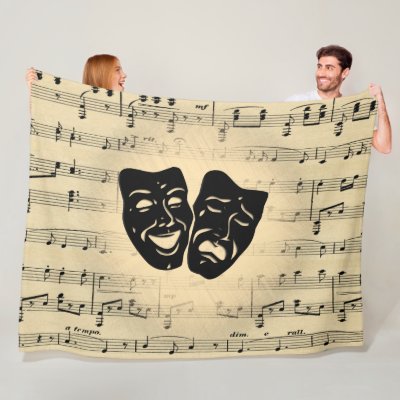 Antique Music and Theater Masks