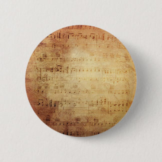 Antique Music Pinback Button