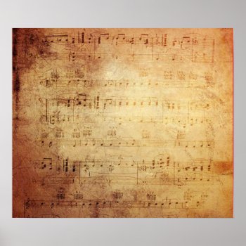 Antique Music Poster by robby1982 at Zazzle
