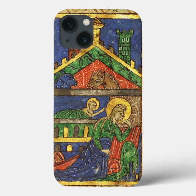 ANTIQUE NATIVITY CHRISTMAS PARCHMENT Case-Mate iPhone CASE (Back)