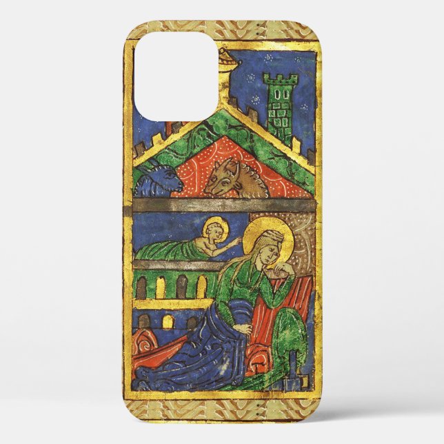 ANTIQUE NATIVITY CHRISTMAS PARCHMENT Case-Mate iPhone CASE (Back)