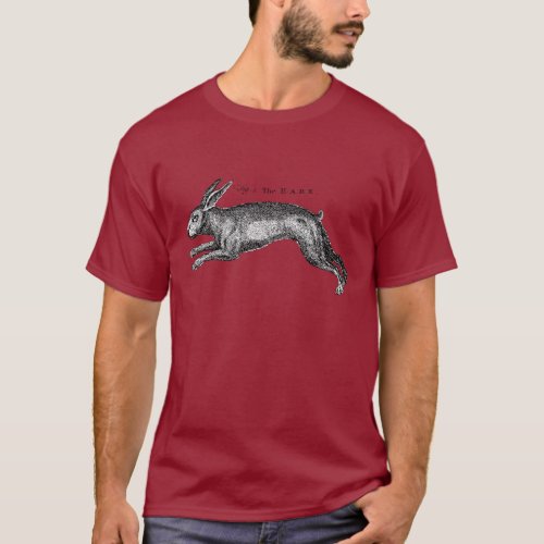 Antique Natural History Art The Hare T_Shirt