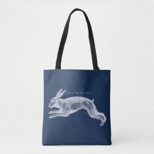Antique Natural History Art The Hare Tote Bag
