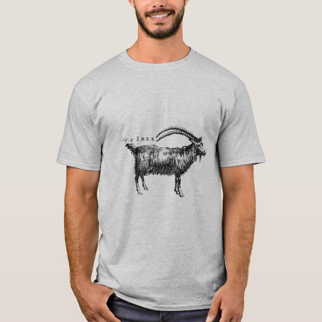 Antique Natural History Goat or Ibex  T-Shirt (Front)