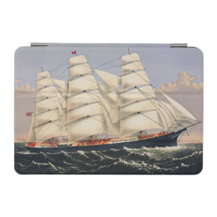 Antique Nautical Sailing Ship Currier & Ives iPad Mini Cover