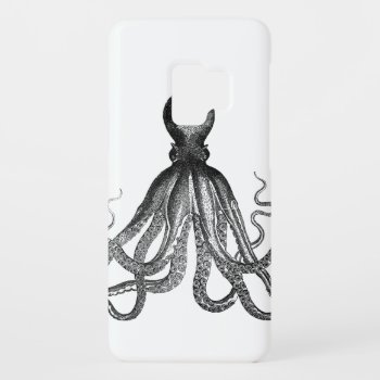 Antique Nautical Steampunk Octopus Vintage Kraken Case-mate Samsung Galaxy S9 Case by iBella at Zazzle