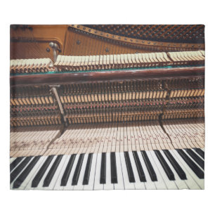 Antique Old Concert Piano Photo Duvet Cover