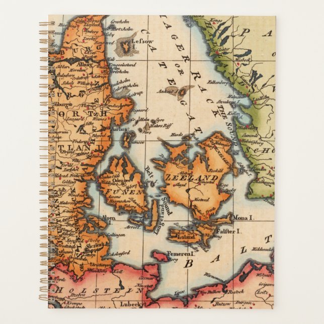 Antique Old Map Inspired (10) Planner (Front)