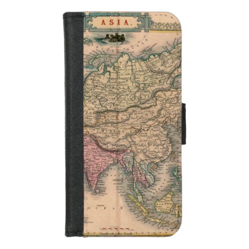 Antique Old Map Inspired 11 iPhone 87 Wallet Case