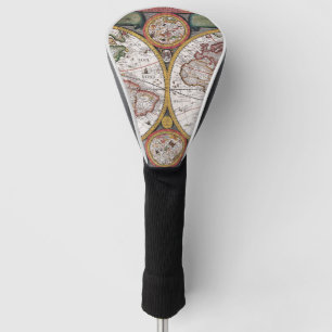 Antique Old Map Inspired (12) Golf Head Cover