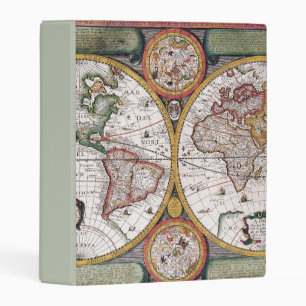 Antique Old Map Inspired (12) Mini Binder