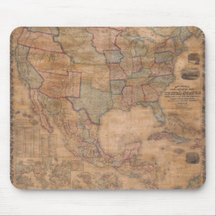 Antique Old Map Inspired (13) Mouse Pad