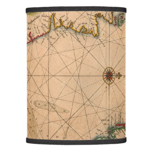 Antique Old Map Inspired 1 Lamp Shade