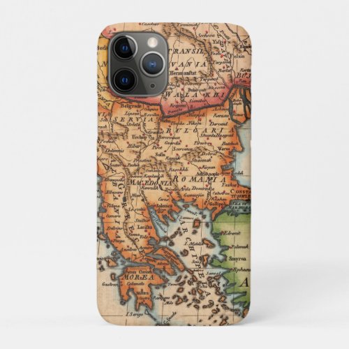 Antique Old Map Inspired 2 iPhone 11 Pro Case