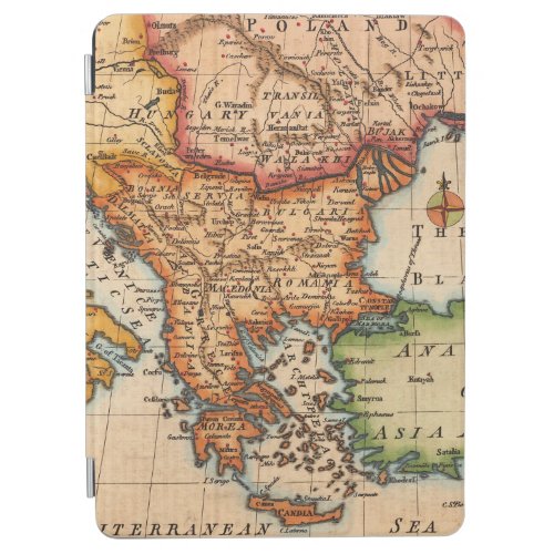 Antique Old Map Inspired 2 iPad Air Cover