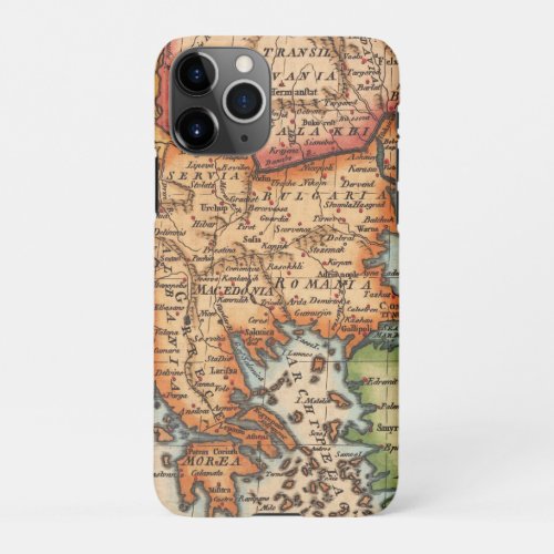 Antique Old Map Inspired 2 iPhone 11Pro Case