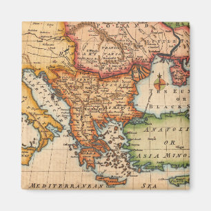 Antique Old Map Inspired (2) Magnet