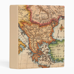 Antique Old Map Inspired (2) Mini Binder