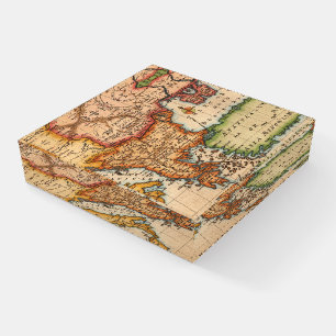 Antique Old Map Inspired (2) Paperweight