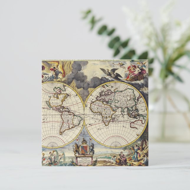 Antique Old Map Inspired (4) (Standing Front)