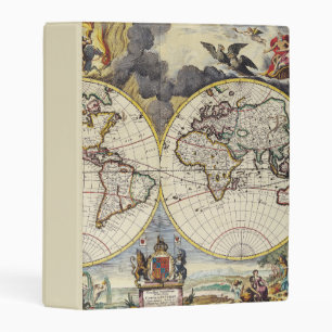 Antique Old Map Inspired (4) Mini Binder