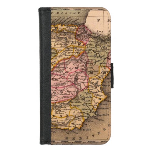 Antique Old Map Inspired 5 iPhone 87 Wallet Case