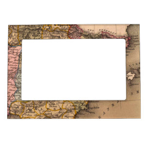 Antique Old Map Inspired (5) Magnetic Frame