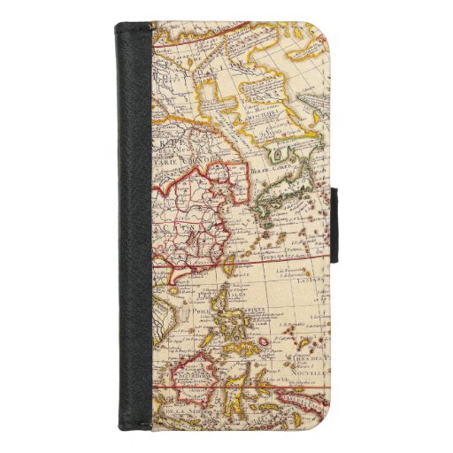 Antique Old Map Inspired (6) iPhone 8/7 Wallet Case