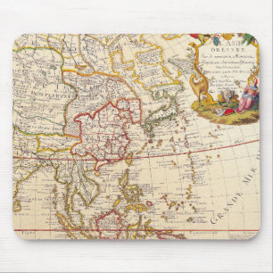 Antique Old Map Inspired (6) Mouse Pad