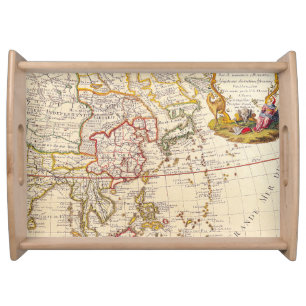 Antique Old Map Inspired (6) Serving Tray