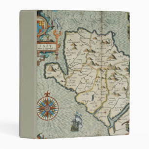 Antique Old Map Inspired (7) Mini Binder