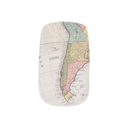 Antique Old Map Inspired 8 Minx Nail Art