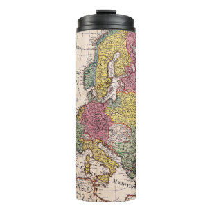 Antique Old Map Inspired (9) Thermal Tumbler