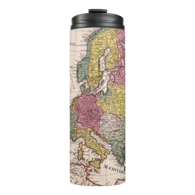 Antique Old Map Inspired (9) Thermal Tumbler (Front)