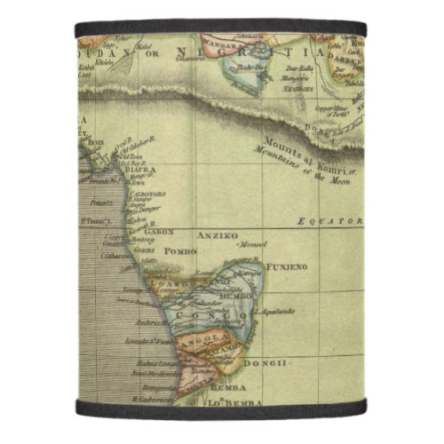 Antique Old Map Inspired Lamp Shade