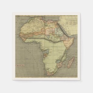 Antique Old Map Inspired Napkins