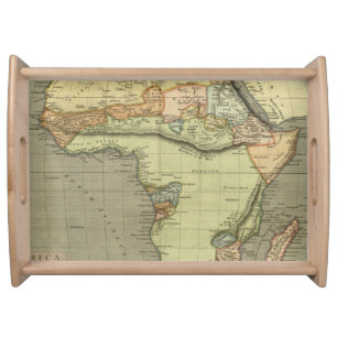 Antique Old Map Inspired Serving Tray