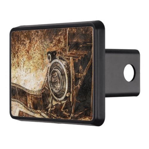 Antique Old Photo Camera Hitch Cover