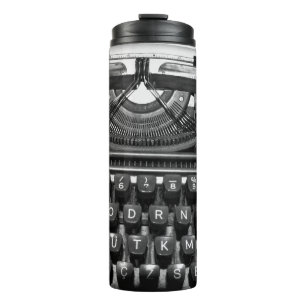 antique old typewriter used in correspondence60s r thermal tumbler