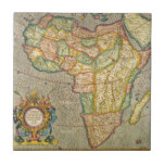 Antique Old World Gerardus Mercator Map of Africa Ceramic Tile