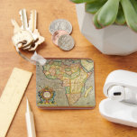 Antique Old World Gerardus Mercator Map of Africa Keychain