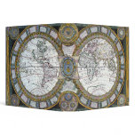 Antique Old World Map by Claude Auguste Berey 3 Ring Binder