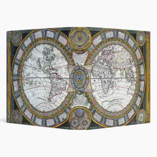 Antique Old World Map by Claude Auguste Berey 3 Ring Binder