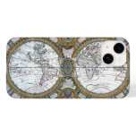 Antique Old World Map by Claude Auguste Berey Case-Mate iPhone 14 Case